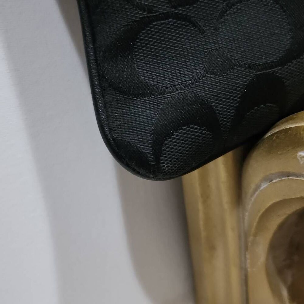 Coach Penelope Signature crossbody Black Canvas - Picture 10 of 11